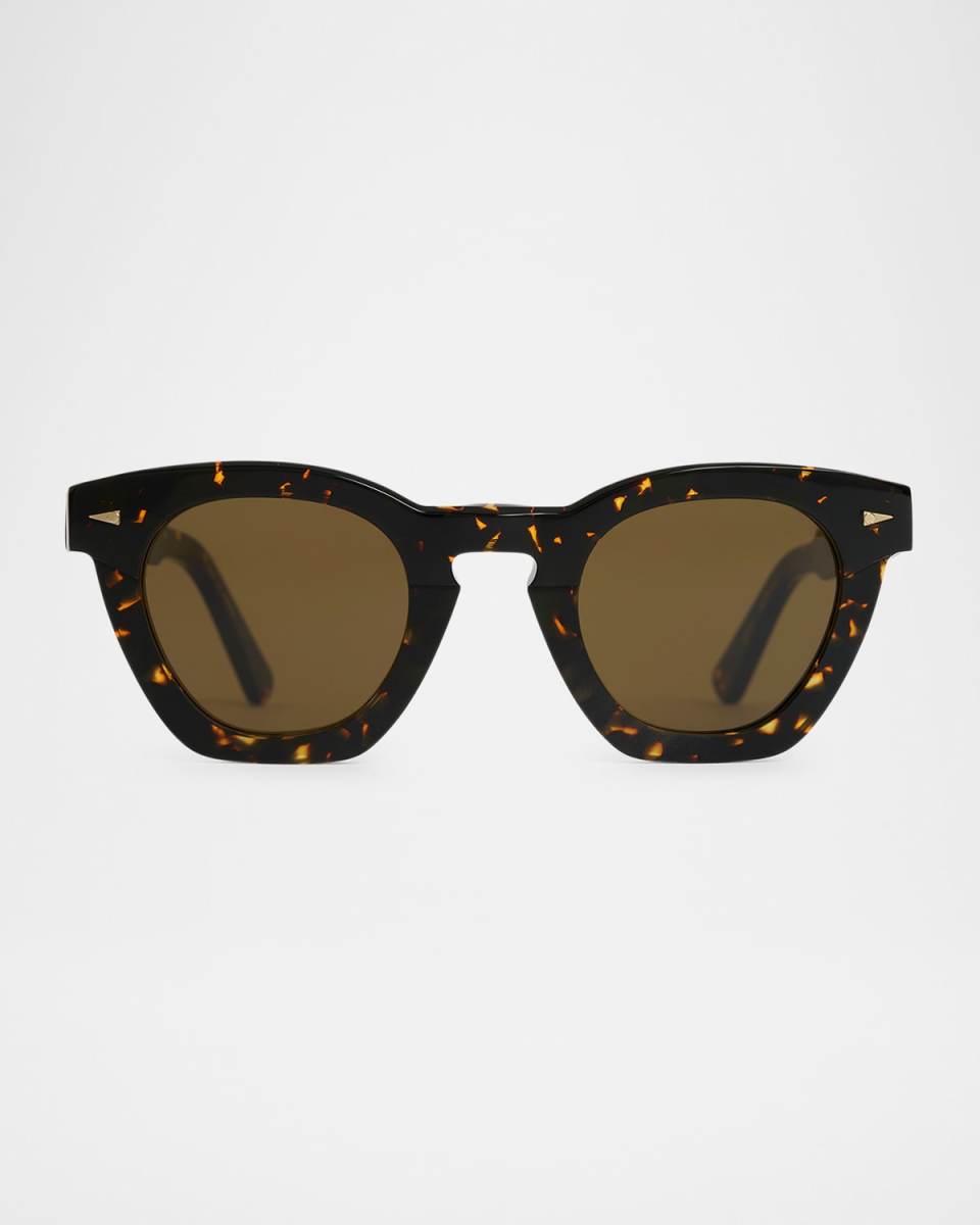 Montorgeuile Acetate & Nylon Square Sunglasses
